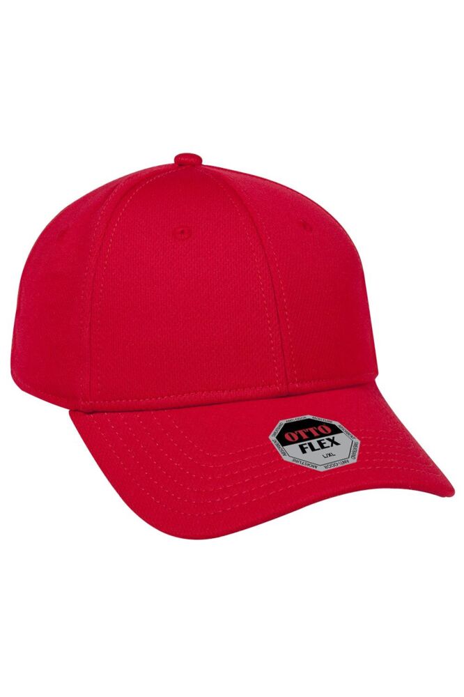 OTTO CAP "OTTO FLEX" Fitted 6 Panel Low Profile Baseball Cap Thumbnail