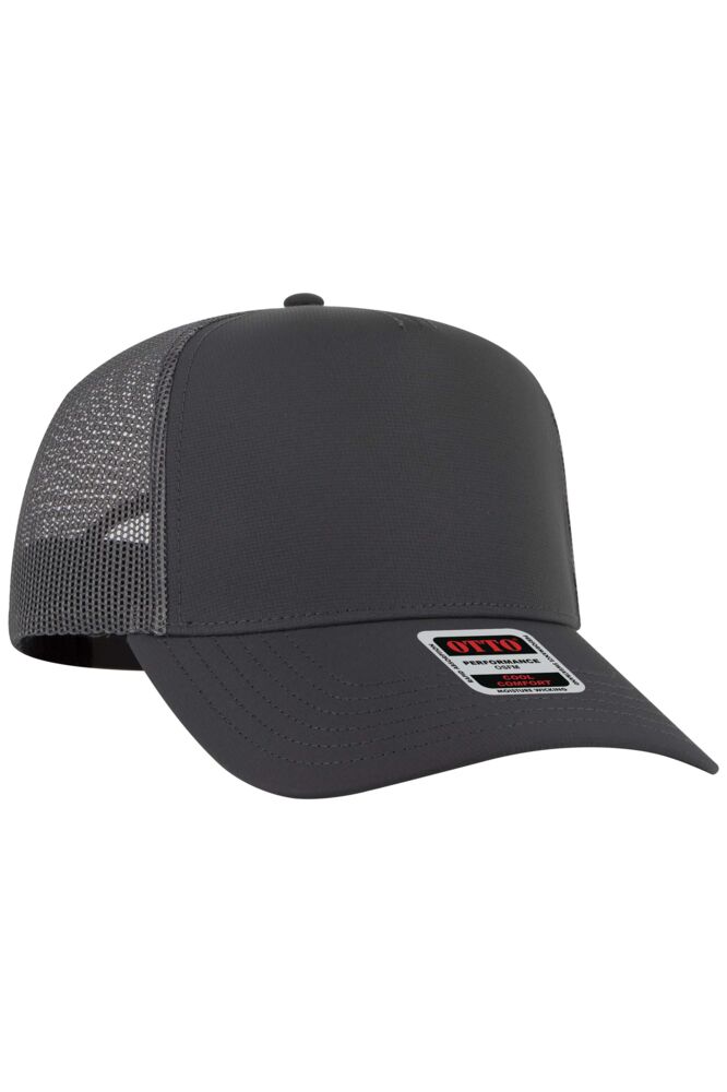 OTTO CAP 5 Panel Mid Profile Mesh Back Trucker Hat Thumbnail