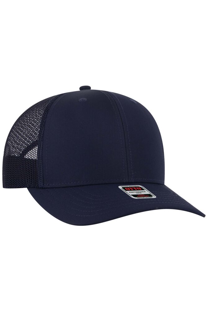 OTTO CAP 6 Panel Mid Profile Mesh Back Trucker Hat Thumbnail