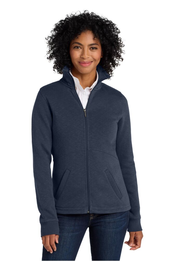 Women's Slub Fleece Full Zip Jacket Thumbnail
