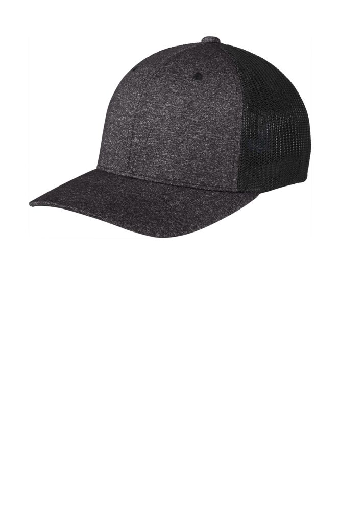 Flexfit ® Melange Mesh Back Trucker Cap Thumbnail