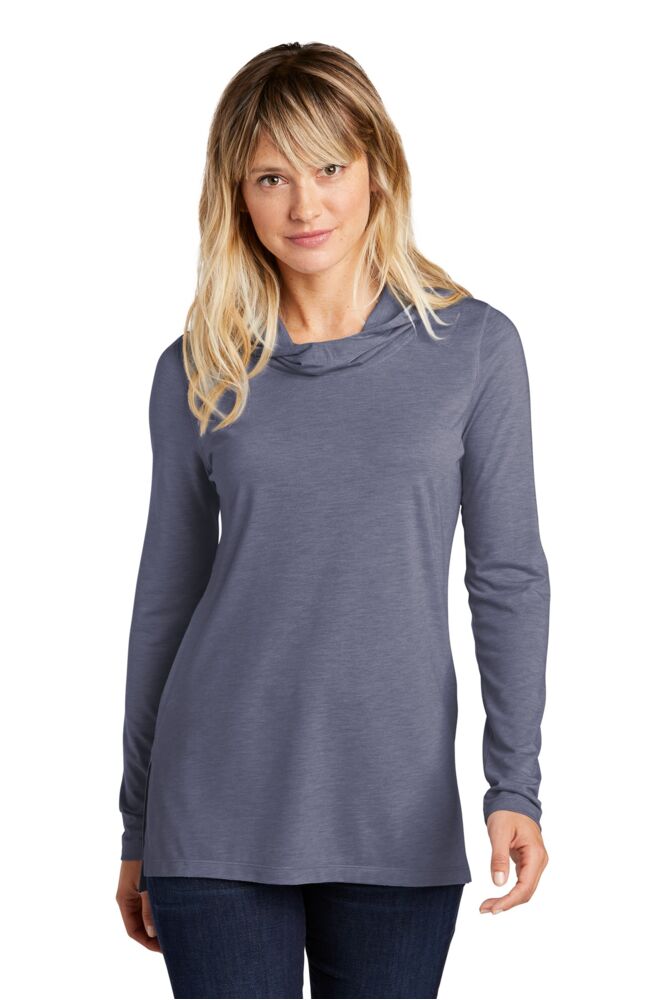 Women's PosiCharge ® Tri Blend Wicking Long Sleeve Hoodie Thumbnail