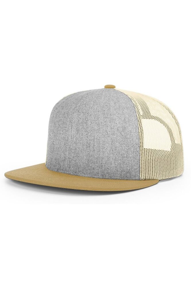 Wool Blend Flat Bill Trucker Cap Thumbnail