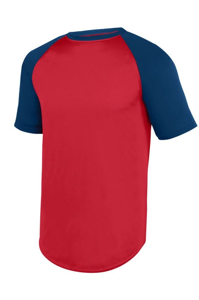 Youth Wicking Short Sleeve Baseball Jersey Thumbnail