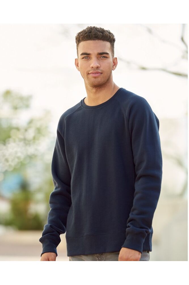 Men's Ripple Fleece Raglan Crewneck Sweatshirt Thumbnail