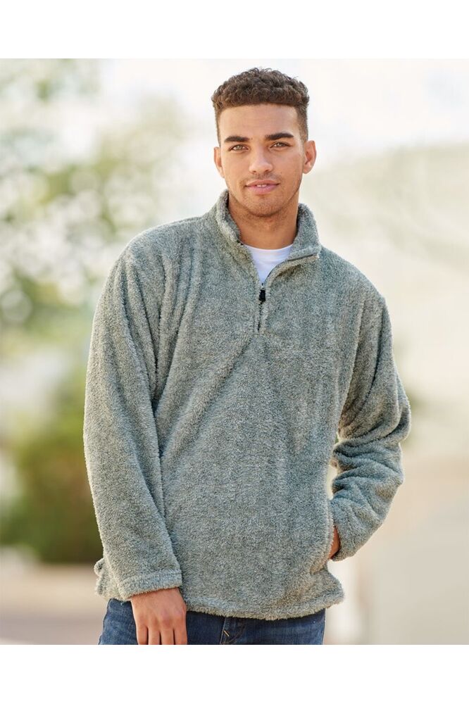 Unisex Boundary Shag Frosty Sherpa Quarter-Zip Pullover Thumbnail