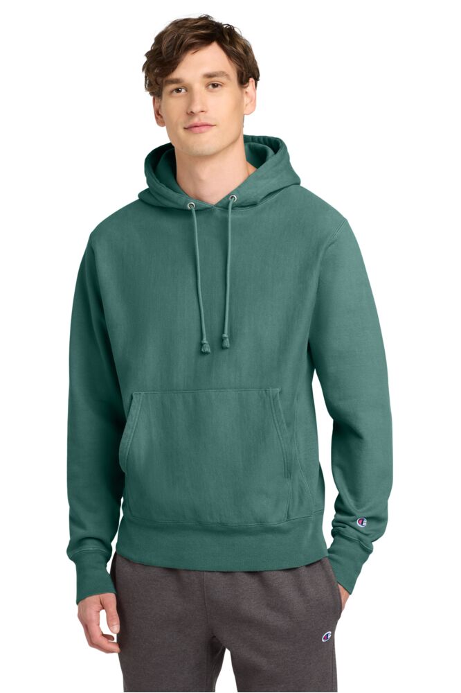 Reverse Weave ® Garment Dyed Hooded Sweatshirt Thumbnail