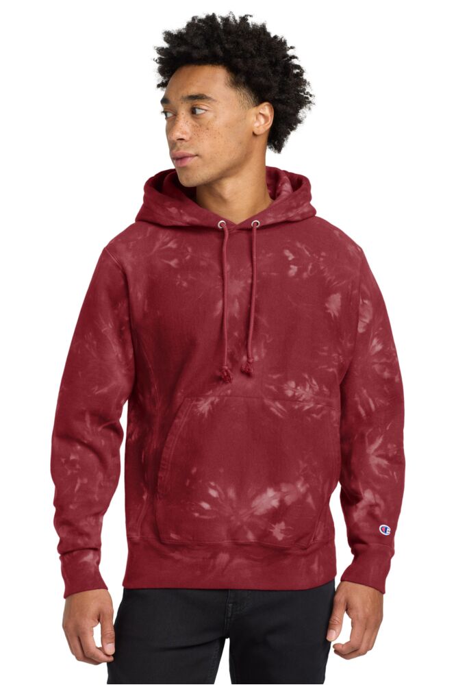 Reverse Weave ® Scrunch Dye Tie Dye Hooded Sweatshirt Thumbnail