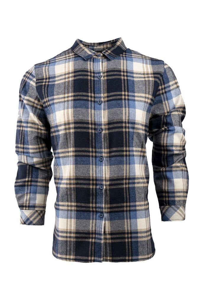 Women's No Pocket Yarn-Dyed Flannel Shirt Thumbnail