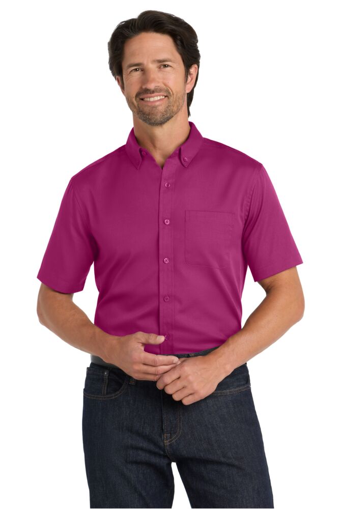 Short Sleeve SuperPro React Twill Shirt Thumbnail