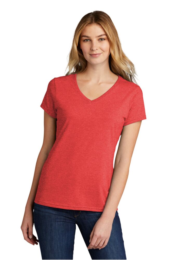 Women's Tri Blend V Neck Tee Thumbnail