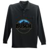 Long Sleeve Silk Touch Polo with Pocket Thumbnail